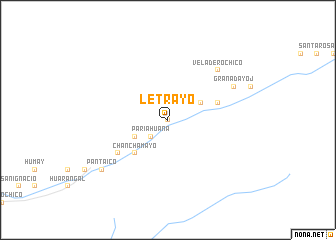 map of Letrayo