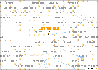 map of Le Tremble