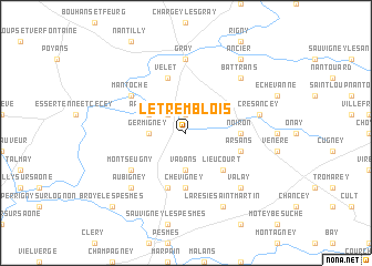 map of Le Tremblois