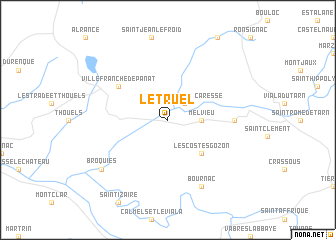 map of Le Truel