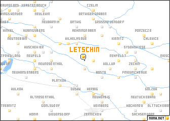 map of Letschin