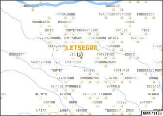 map of Letsegan