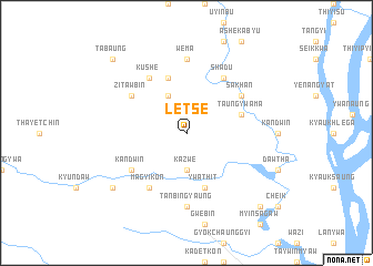 map of Letse