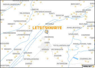 map of Letsitskhvaiye