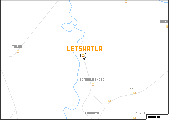 map of Letswatla