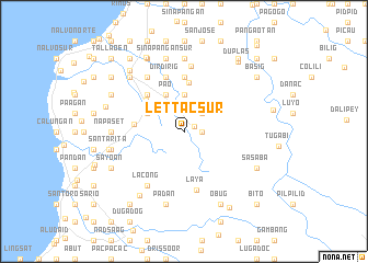 map of Lettac Sur