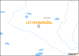 map of Letta-Yaun-Pugol