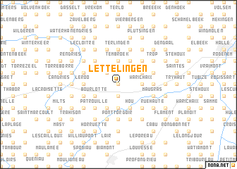 map of Lettelingen