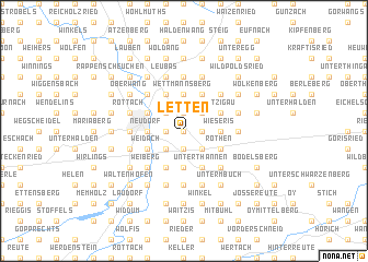 map of Letten