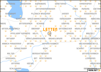 map of Letten