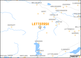 map of Letterask