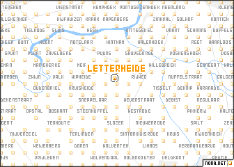 map of Letterheide