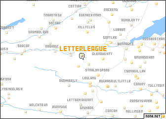 map of Letterleague