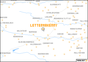 map of Lettermakenny