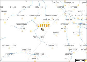 map of Lettet