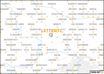 map of Lettewitz