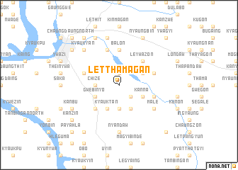 map of Letthamagan