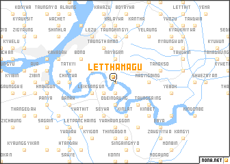 map of Letthamagu