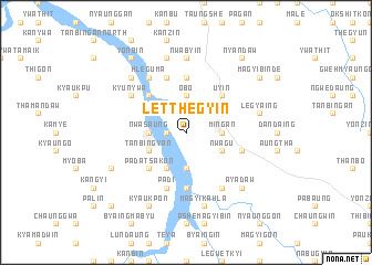 map of Letthegyin