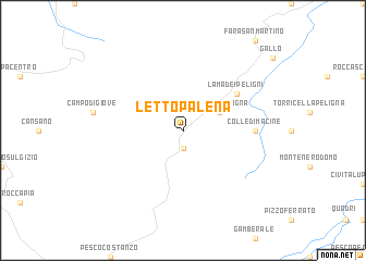 map of Lettopalena
