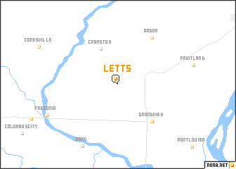 map of Letts