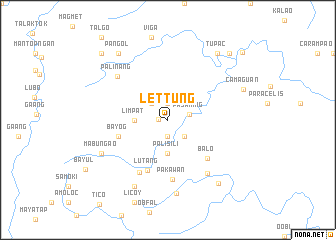 map of Lettung