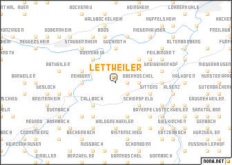 map of Lettweiler