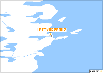 map of Letty Harbour