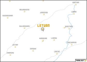 map of Letuan