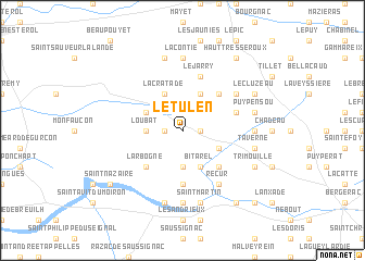 map of Le Tulen