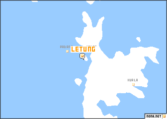 map of Letung