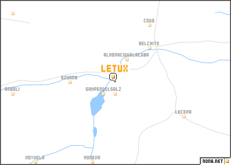 map of Letux