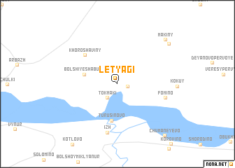 map of Letyagi