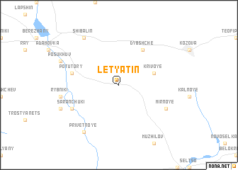 map of Letyatin