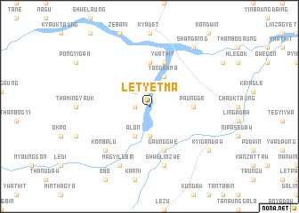 map of Letyetma