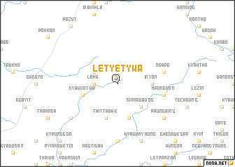 map of Letyetywa