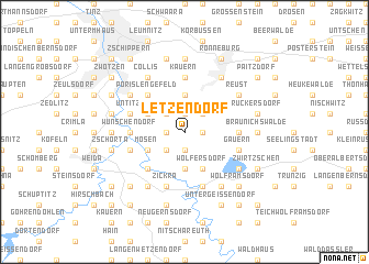 map of Letzendorf