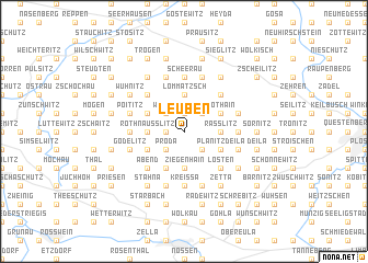 map of Leuben