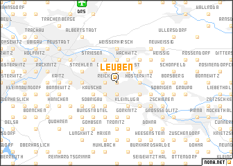 map of Leuben