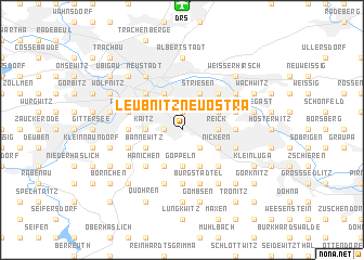 map of Leubnitz-Neuostra