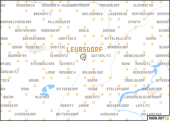 map of Leubsdorf