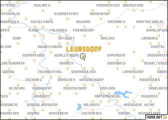 map of Leubsdorf