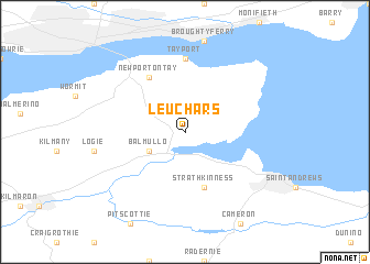 map of Leuchars