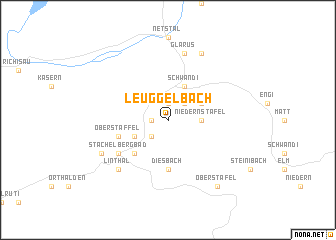 map of Leuggelbach