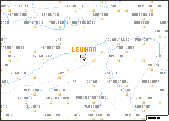 map of Leuhan