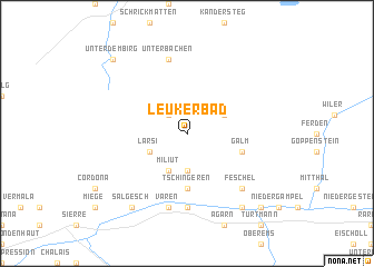 map of Leukerbad