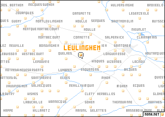 map of Leulinghem