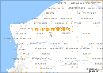 map of Leulinghen-Bernes