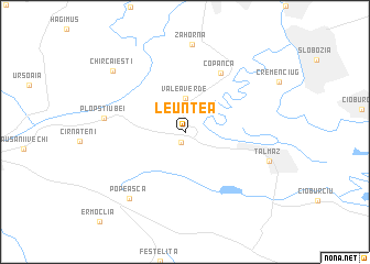 map of Leuntea