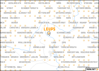 map of Leups